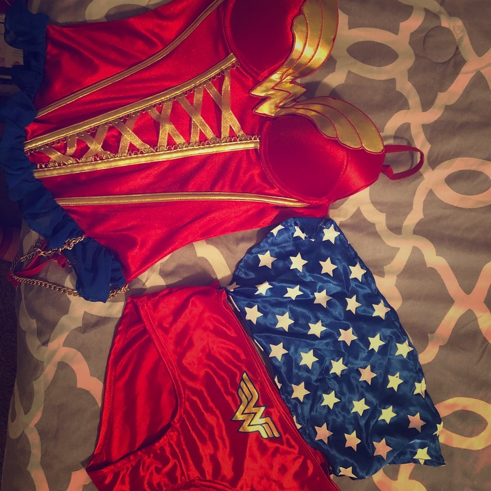 Wonderwoman Corset and Panty Set